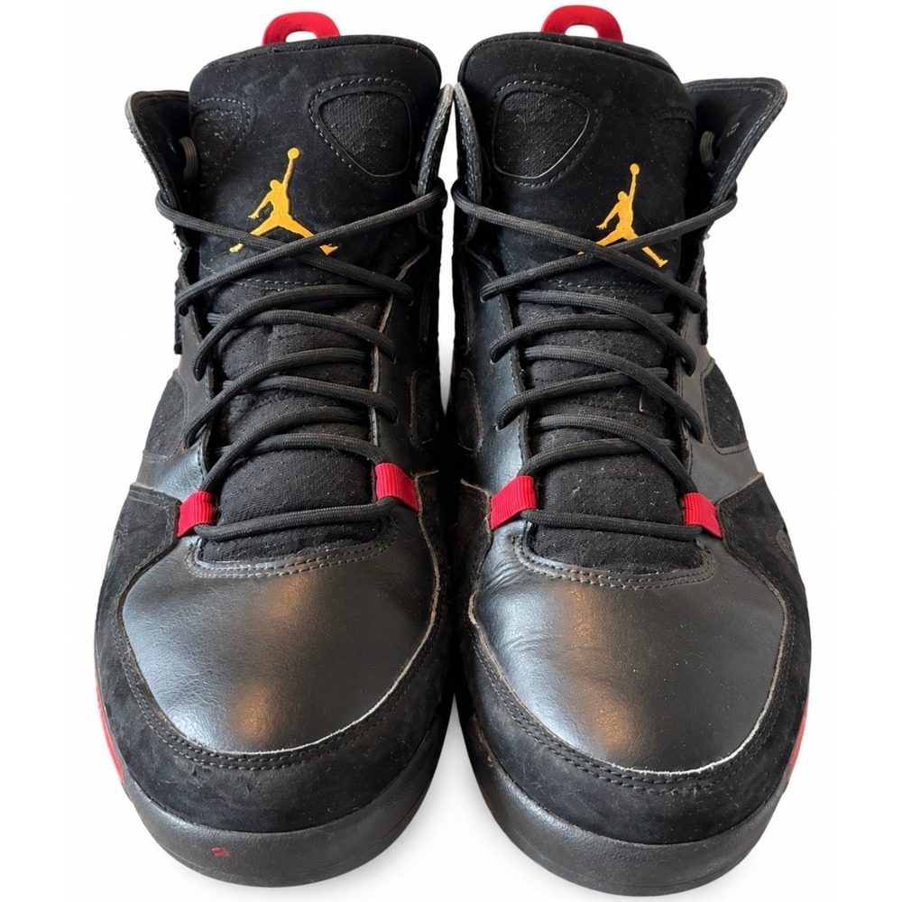 Jordan Flight Club 91 Black Gym Red University Gold 555475-067 Mens 9